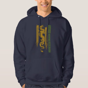 Haus des Dragon Gold & Green New Year 恭 喜 發 財 Hoodie