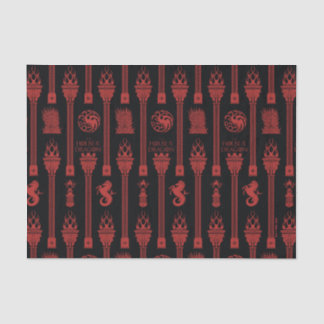 Haus des Dragon-Wappen-Musters Seidenpapier