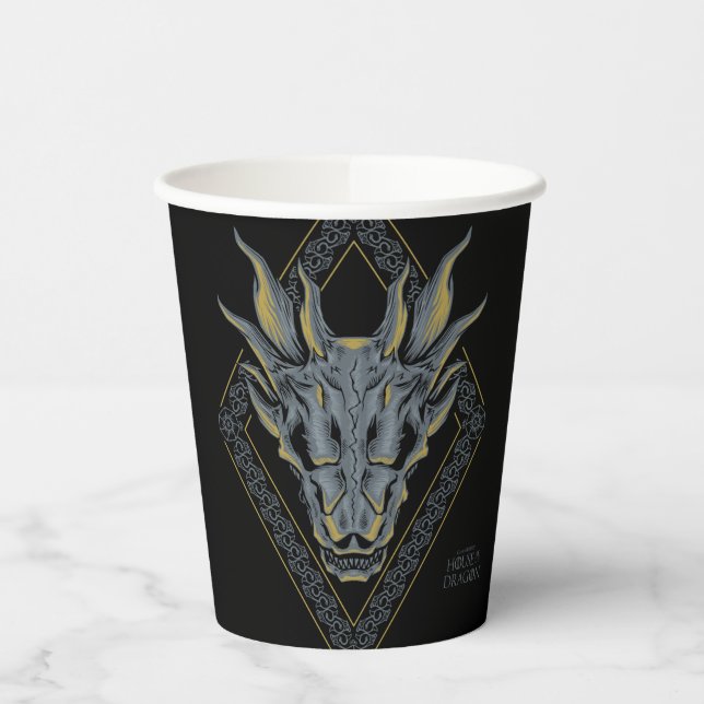 HAUS DES DRAGONS | Balerion Skull Diamond Pappbecher (Links)