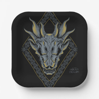 HAUS DES DRAGONS | Balerion Skull Diamond Pappteller