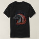HAUS DES DRAGONS | Drachenprofil in Flammen T-Shirt (Design vorne)