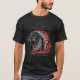 HAUS DES DRAGONS | Drachenprofil in Flammen T-Shirt (Vorderseite)