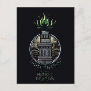 HAUS DES DRAGONS   House Hightower Sigil Postkarte