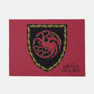 HAUS DES DRAGONS   House Targaryen Wappen Fußmatte