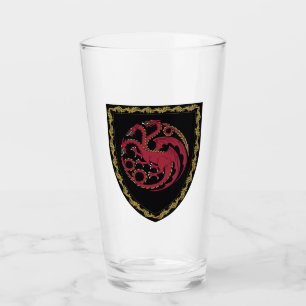HAUS DES DRAGONS House Targaryen Wappen Glas