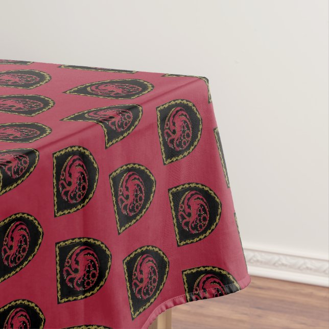 HAUS DES DRAGONS | House Targaryen Wappen Tischdecke (Beispiel)