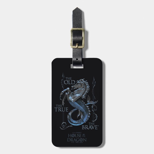 HAUS DES DRAGONS | House Velaryon Sigil Gepäckanhänger (Vorderseite vertikal)