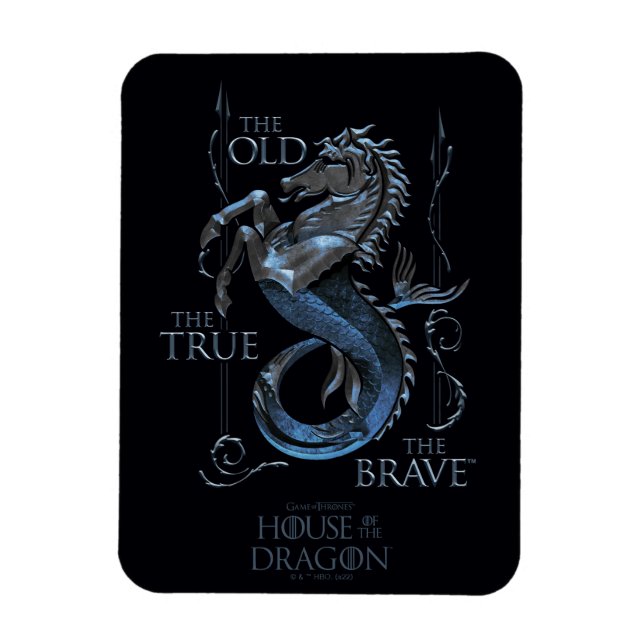 HAUS DES DRAGONS | House Velaryon Sigil Magnet (Vertikal)