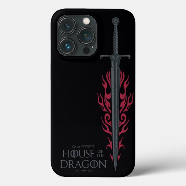 HAUS DES DRAGONS | King Viserys Flaming Sword Case-Mate iPhone Hülle (Rückseite)