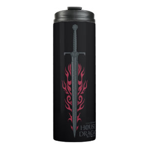 HAUS DES DRAGONS   King Viserys Flaming Sword Thermosbecher