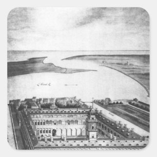 Haus des Hanse, Antwerpen Quadratischer Aufkleber
