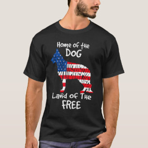 Haus des Hundes Land der freien deutschen Schäferh T-Shirt
