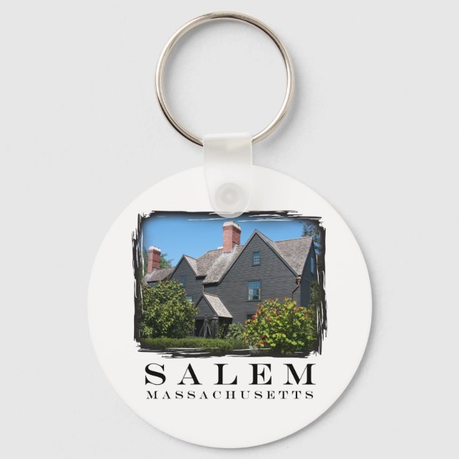 Haus des Sieben Gable Schlüsselanhänger (Vorderseite)