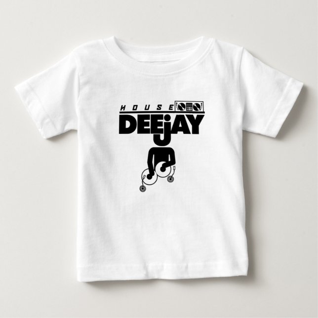 Haus-Diskjockey Baby T-shirt (Vorderseite)