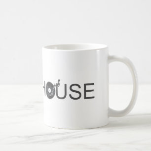Haus DJ-Turntable - Musik-Disc-Jockey-Vinyl Kaffeetasse