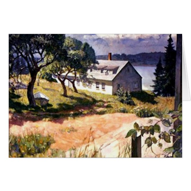 Haus durch den See (Vorderseite (Horizontal))