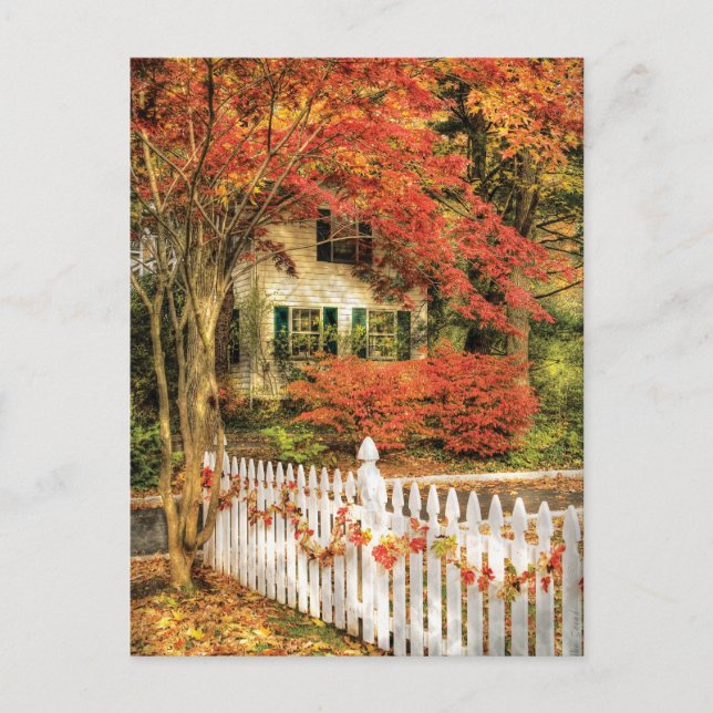 Haus - Festlich Postkarte (Vorderseite)