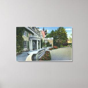 Haus Franklins D Roosevelt Leinwanddruck