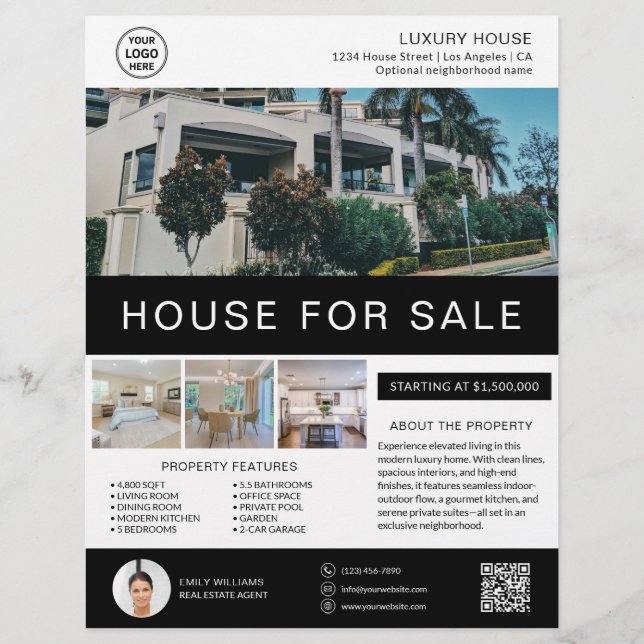 Haus für den Verkauf von Real Anwesen Broker Custo Flyer (Vorne)