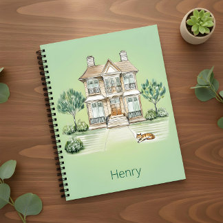Haus & Garten Notizbuch – Elegante Illustration