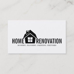 Haus Heim Renovation Umbau Bau Visitenkarte