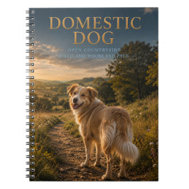 Haus Hund Landweg TIERE Notizblock