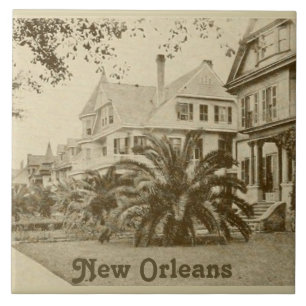 Haus im Gartenbezirk von New Orleans Antiquität Vi Fliese