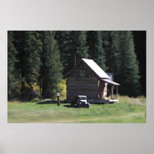 Haus im Wald Poster