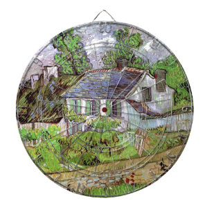 Haus in Auvers, Vincent van Gogh Dartscheibe