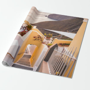 HAUS IN DER NÄHE DES WASSERKÖRPERS GESCHENKPAPIER