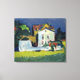 Haus in einer Landschaft Leinwanddruck