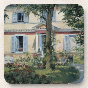 Haus in Rueil von Edouard Manet Untersetzer