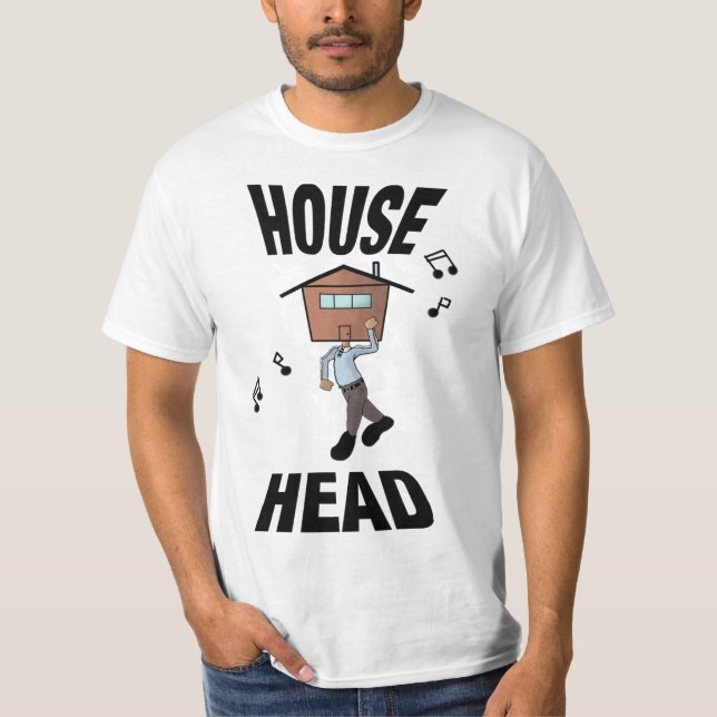 Haus-Kopf durch Zayha T-Shirt (Vorderseite)