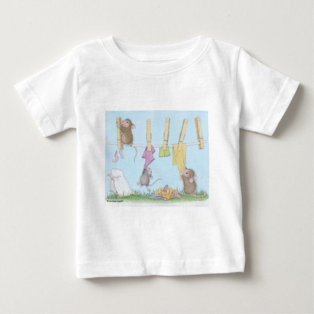 Haus-Maus Designs® Baby T-shirt (Vorderseite)