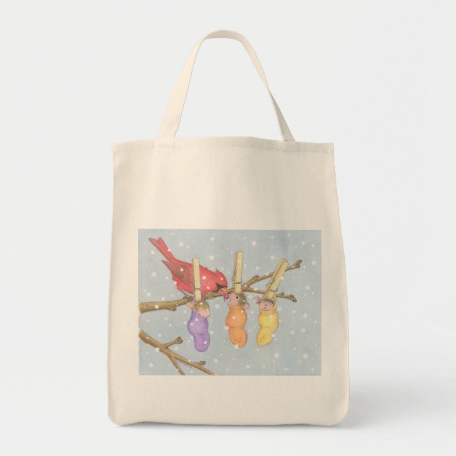 Haus-Maus Designs® - Einkaufstüte Tragetasche (Vorne)