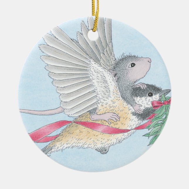 Haus-Maus Designs® - Verzierung Keramikornament (Vorne)