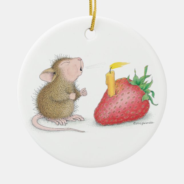 Haus-Maus Designs® - Verzierungen Keramik Ornament (Vorne)