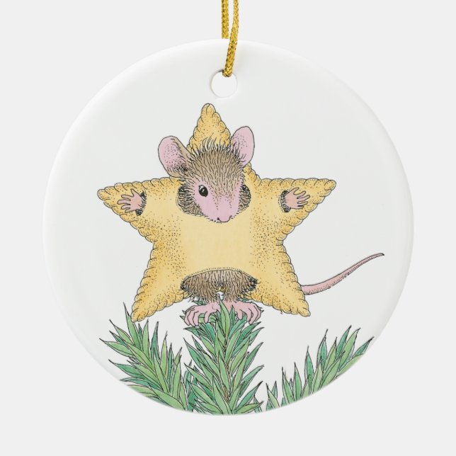 Haus-Maus Designs® - Verzierungen Keramik Ornament (Vorne)