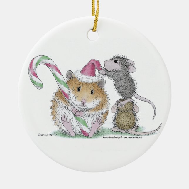 Haus-Maus Designs® - Verzierungen Keramik Ornament (Vorne)