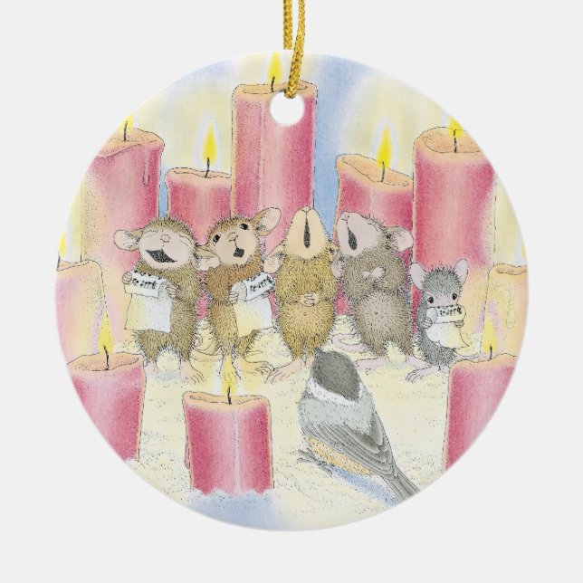 Haus-Maus Designs® - Verzierungen Keramik Ornament (Vorne)