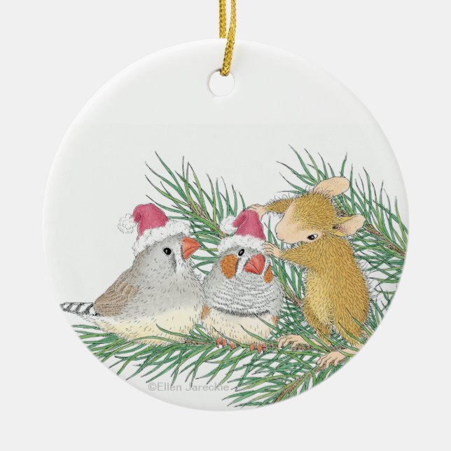 Haus-Maus Designs® - Verzierungen Keramikornament (Vorne)