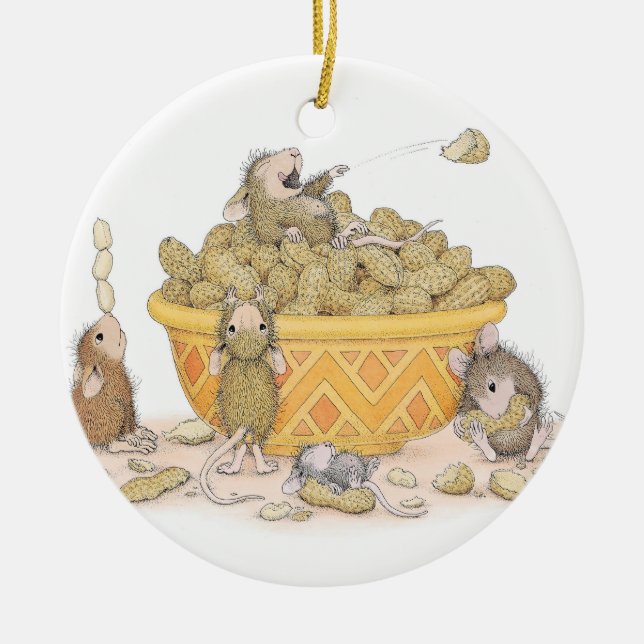 Haus-Maus Designs® - Verzierungen Keramikornament (Vorne)