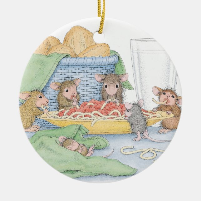 Haus-Maus Designs® - Verzierungen Keramikornament (Vorne)