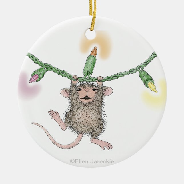 Haus-Maus Designs® - Verzierungen Keramikornament (Vorne)