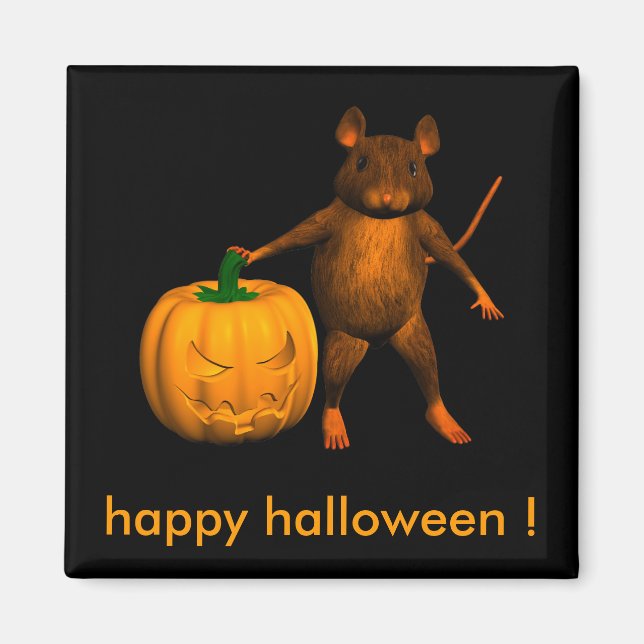 Haus mit Pumpkin Magnet (Vorne)