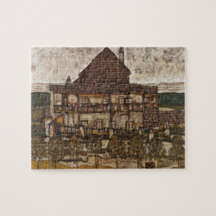 Haus mit Schindeldach von Egon Schiele