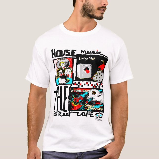 Haus-Musik 1 T-Shirt (Vorderseite)
