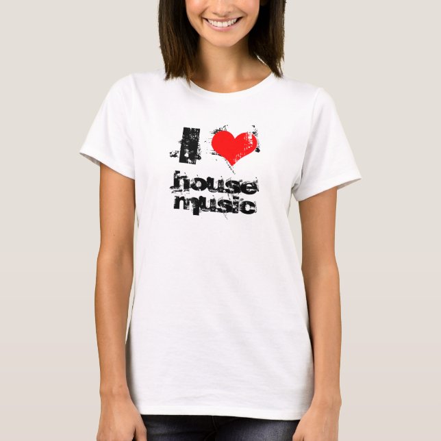 Haus-Musikspitze der Liebe I T-Shirt (Vorderseite)