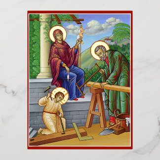 Haus Nazareth Folien Feiertagspostkarte