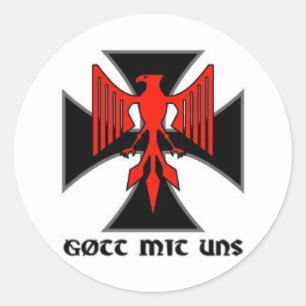 Haus Nürnberg Gott-MIT uns Aufkleber